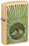 Zippo 48391 254 Spiritual Design High Polish Brass Windproof Lighter