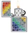 Zippo 48412 250 Pattern Design High Polish Chrome Windproof Lighter