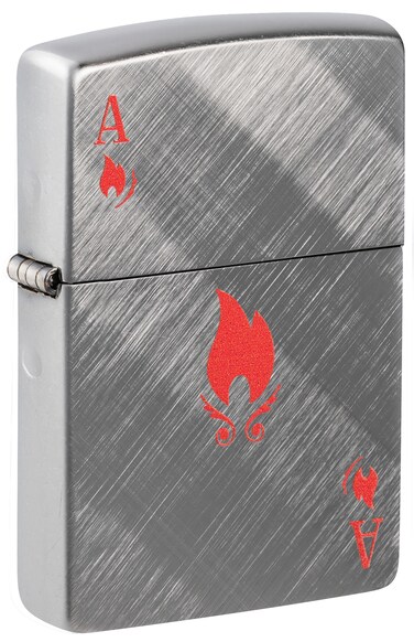 Zippo 48451 28182 Ace Design Diagonal Weave Windproof Lighter