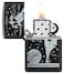 Zippo 48456 24756 Windy Design High Polish Black Windproof Lighter