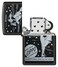 Zippo 48456 24756 Windy Design High Polish Black Windproof Lighter