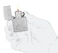 Zippo 48728 205 Dance Design Satin Chrome Windproof Lighter