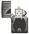 Zippo 48738 24756 Zippo Design High Polish Black Windproof Lighter