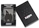 Zippo 48738 24756 Zippo Design High Polish Black Windproof Lighter