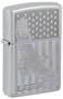 Zippo AE400046 250 USA Flying Eagle High Polish Chrome Windproof Lighter