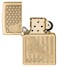 Zippo AE400046 254B Solid Brass High Polish Brass Windproof Lighter