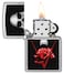 Zippo CI000329 207 Skull Rose Street Chrome Windproof Lighter