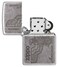 Zippo MP223394 121FB Zippo American Classic Antique Silver Windproof Lighter