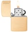 Zippo MP401682 1941B Zippo Logo Brushed Brass Windproof Lighter