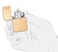 Zippo MP401682 1941B Zippo Logo Brushed Brass Windproof Lighter