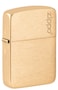 Zippo MP401682 1941B Zippo Logo Brushed Brass Windproof Lighter