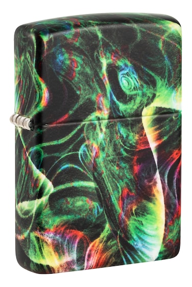 Zippo 48774 49193 Swirl Design Glow In The Dark Windproof Lighter