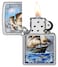 Zippo CI007466 207 Mazzi Tall Ship Street Chrome Windproof Lighter
