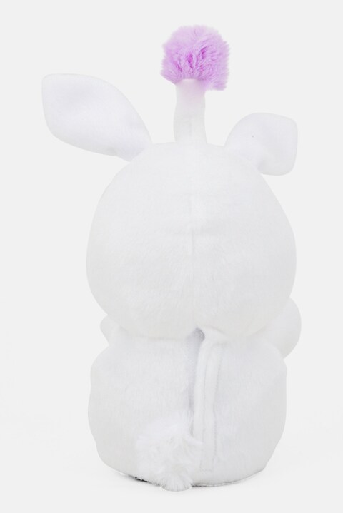 Jazwares Fuzzible Friends Fluff The Bunny Light Up Plush, Purple