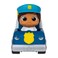 Cocomelon 3-Inches Car Vehicle Toy Set - Officially Licensed - Police Nina - Christmas Stocking Stuffer Gift For Preschoolers, Toddlers, Kids, Boys, Girls - 2+