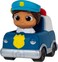 Cocomelon 3-Inches Car Vehicle Toy Set - Officially Licensed - Police Nina - Christmas Stocking Stuffer Gift For Preschoolers, Toddlers, Kids, Boys, Girls - 2+