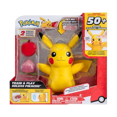 Pokemon Feature Deluxe Train &amp; Play 4.5-Inches, Battery Operated
