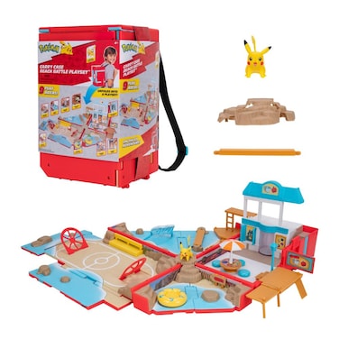 Pokemon Cary Case Beach Battle Playset