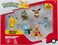 Pokemon Battle Figure 6-Pack Multipack Pikachu, Axew, Shinx, Eevee, Machop &amp; Shuckle, Official Figures, Battle Ready, 5 cm Each, Action Figurines, Collectibles, Display Figures, Toys For Boys