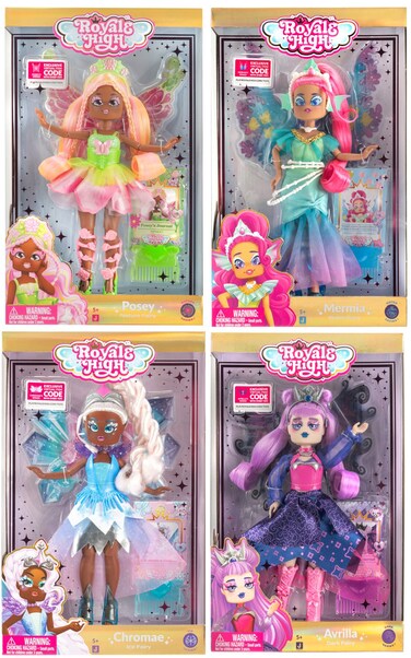 Royale High Fashion Doll + Accessories 9-Inches, Assorted (Character &amp; Color May Vary)