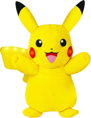 Pokemon Plush Power Action Pikachu, B/O
