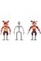 Five Nights At Freddy's 6 inches Endo Series Classic Foxy &amp; Withered Foxy