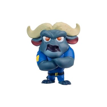 Jazwares Disney Zootropolis 2 Figure 2-Pack - Chief Bogo With Mystery Figure, Official Zootopia 2 Movie Toys, Collectibles, Mystery Tails Figurines, Gift, Kids Toy, 4 Years+
