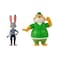 Jazwares Disney Zootropolis 2 Figure 3-Inch 2-Pack - Judy Hopps With Clawhauser, Official Zootopia 2 Movie Toys, Collectibles, Mystery Tails Figurines, Gift, Kids Toy, 4 Years+