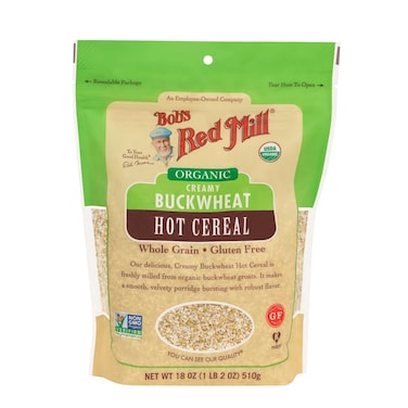 Bob's Red Mill Organic Creamy Buckwheat Hot Cereal Whole Grain Gluten Free Non-GMO 510g