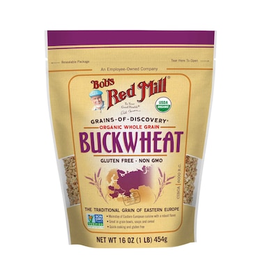 Bob's Red Mill Gluten Free Organic Whole Grain Buckwheat Groats, 454g
