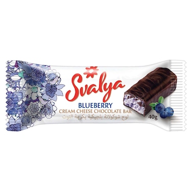 Svalya Blueberry Cream Cheese Chocolate Bar, 40g