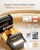 Niimbot B21 Pro 300DPI Label Maker, Portabel Sticker Maker, Bluetooth Label Maker, 300DPI HD Label Printer for Photos, Notes, Study Graphics, Memo Maker,50x30mm Label (Black)