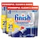 Finish Quantum All in 1 Dishwasher Tablets, Lemon Sparkle Scent, 42 Tabs