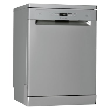 Ariston Freestanding Dishwasher, LFC3C33WFXUK, 14 Place Settings, Stainless Steel, Inox