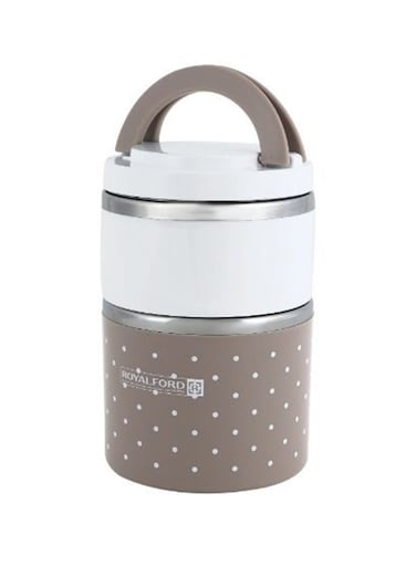 930Ml Two Layer Satinless Steel Lunch Box Pp Meterial Out Side,Filled With Pu Foam,Stainless Steel Inner Assorted Color 930ml