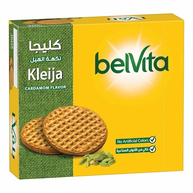 Belvita Kleija Cardamom Flavour Biscuits, 56g Pack of 8