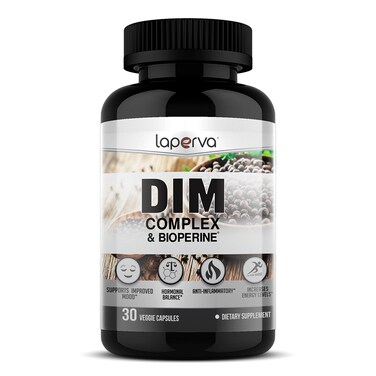 Laperva Dim Complex &amp; Bioperine, 30 Veggie Capsules