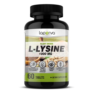 Laperva L-lysine Plant Based, 60 Tablets, 1000 mg