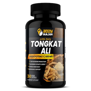 Body Builder Tongkat Ali, 30 Veggie Capsules, 400 mg