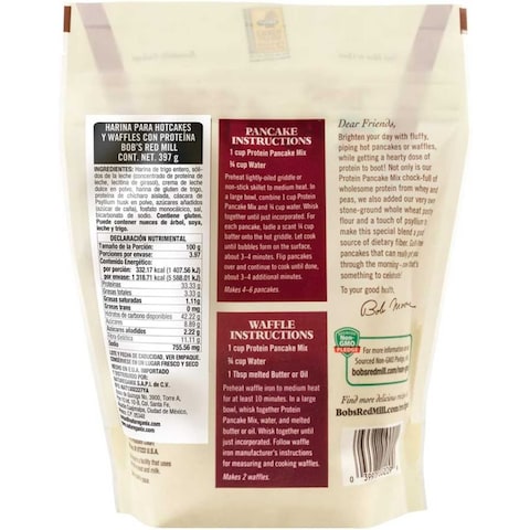 Bob&#39;s  Red Mill Protein Pancake &amp; Waffle Mix 397g