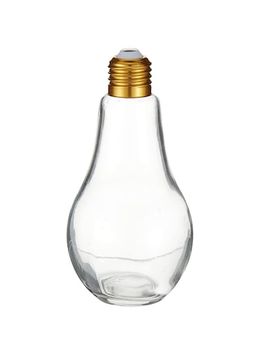 Harmony 2724623307312 250 ML Bulb Shape Glass Jar With Lid