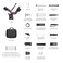 DJI RS Series Professional Combo Gimbal Stabilizer Kit, Black, RS 3 Pro Combo