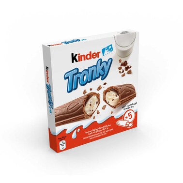 Kinder Tronky Cocoa wafer with chocolate, Milky and biscuit crumbs filling, 90g