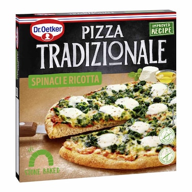 Dr. Oetker Tradizionale Spinach and Ricotta Cheese Pizza, 415g