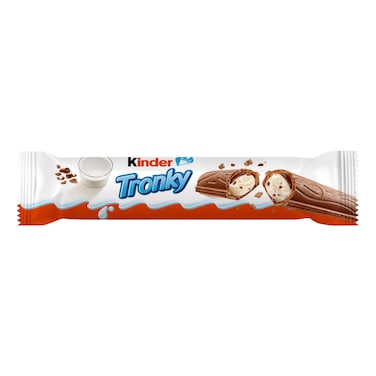 Kinder Tronky Cocoa wafer with chocolate, Milky and biscuit crumbs filling, 18 g