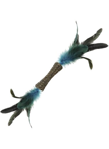 Gigwi Catnip Johnny Stick, Brown/Blue, 7068