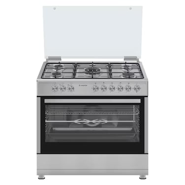 Ariston Gas Cooker AM9GM1KMX/MEA, 90 cm, Silver, 5 Burners