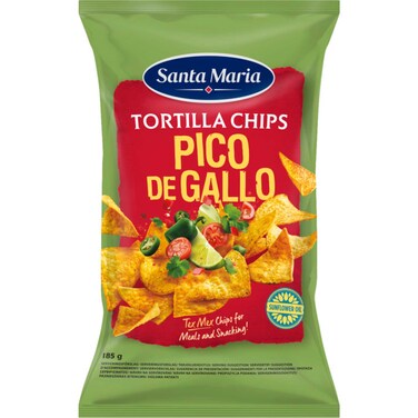 Santa Maria Gluten-Free Pico De Gallo Tortilla Chips 185g