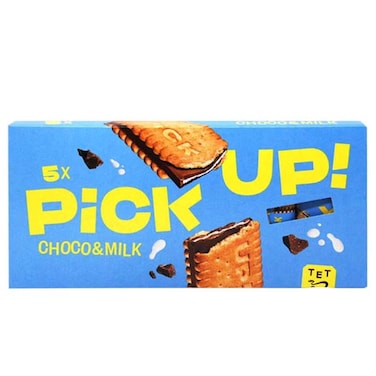 Bahlsen Pick Up Chocolate and Milk Biscuits, Pack of 5