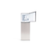 Terim 280L Net Capacity Double Door Top Mount Refrigerator Bright Silver TERR400SS
